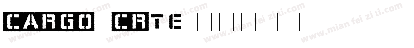 cargo crTE字体转换